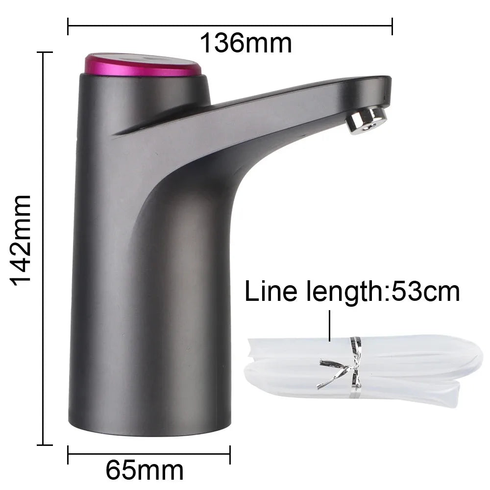 UNTIOR Button Dispense Automatic  Gallon Bottle Drinking Switch Touch Control Electric Water Pump Button Dispenser USB Charging