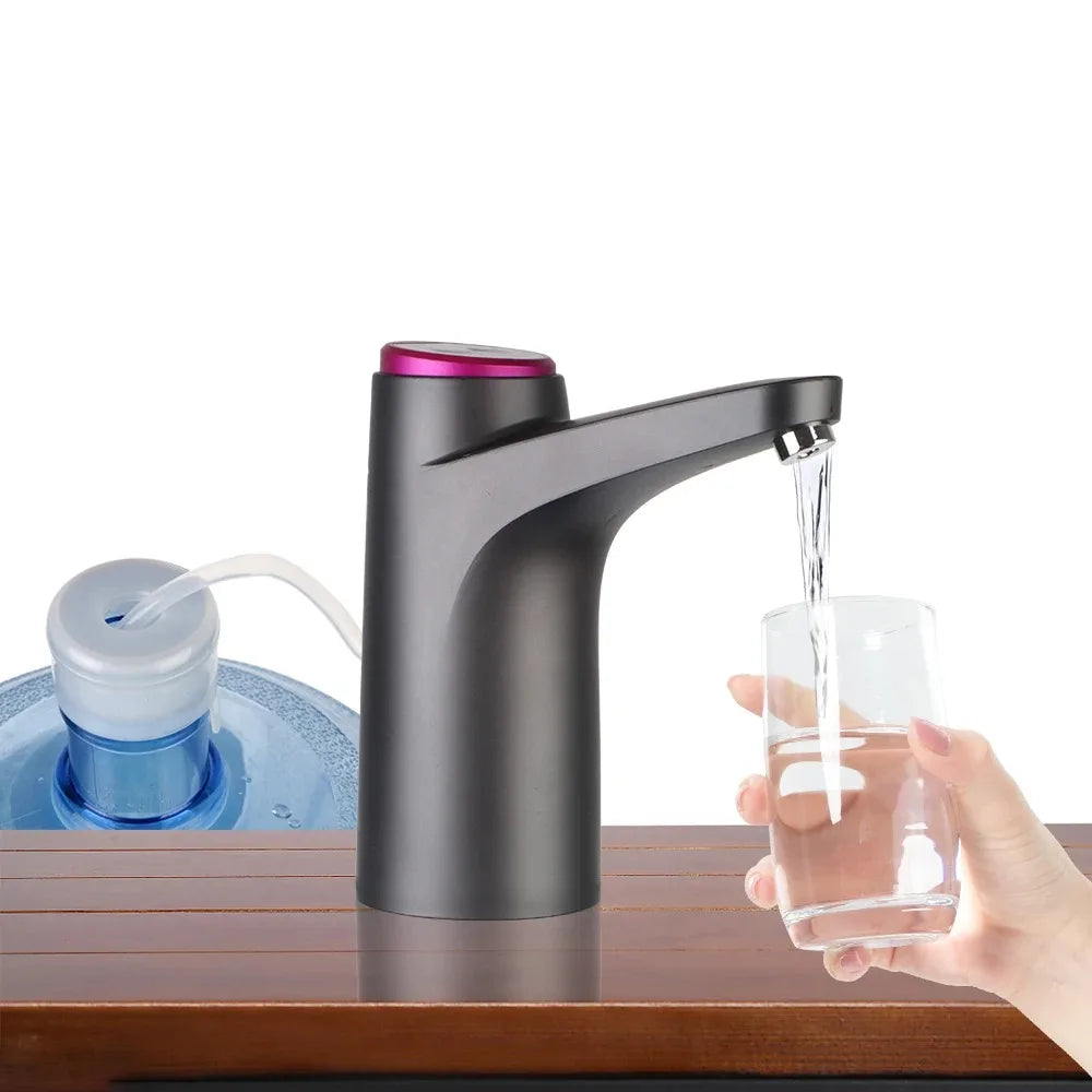 UNTIOR Button Dispense Automatic  Gallon Bottle Drinking Switch Touch Control Electric Water Pump Button Dispenser USB Charging